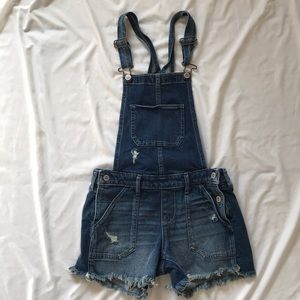 Hollister denim overalls